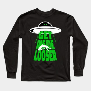 UFO space Alien Abduction Long Sleeve T-Shirt